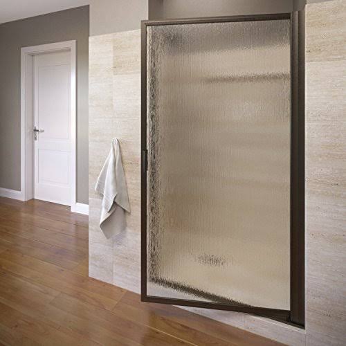 Oil-Rubbed Bronze Pivot Shower Door Y51041