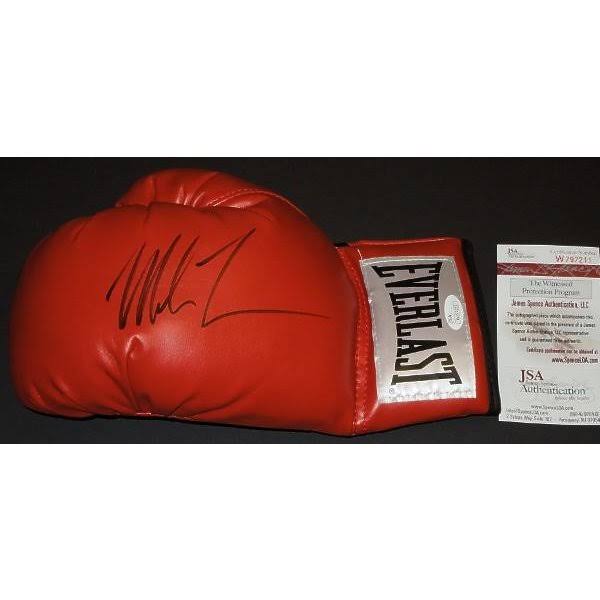 Mike Tyson Autographed Everlast Boxing Glove Y27414