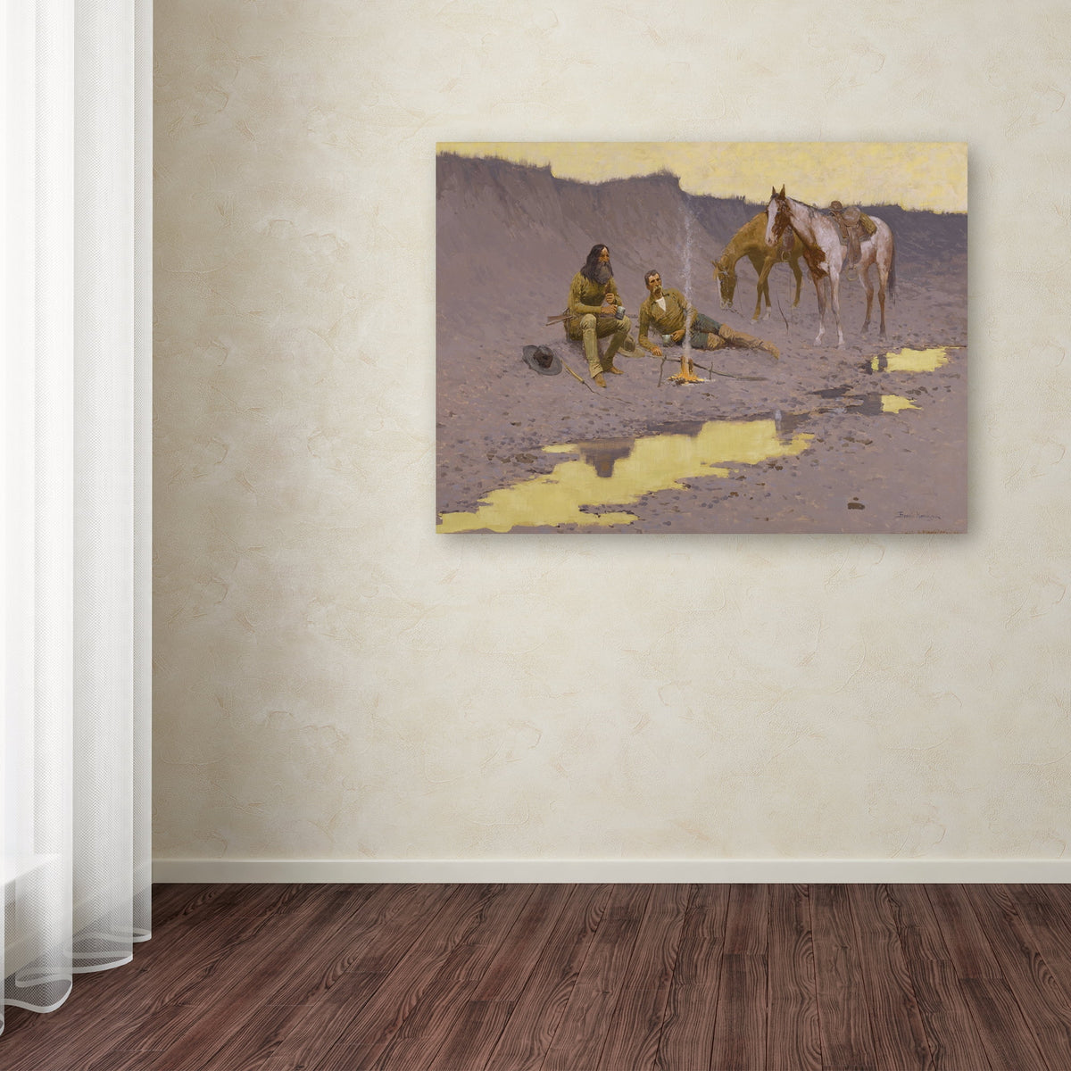 Canvas Art by Frederic Remington W11153