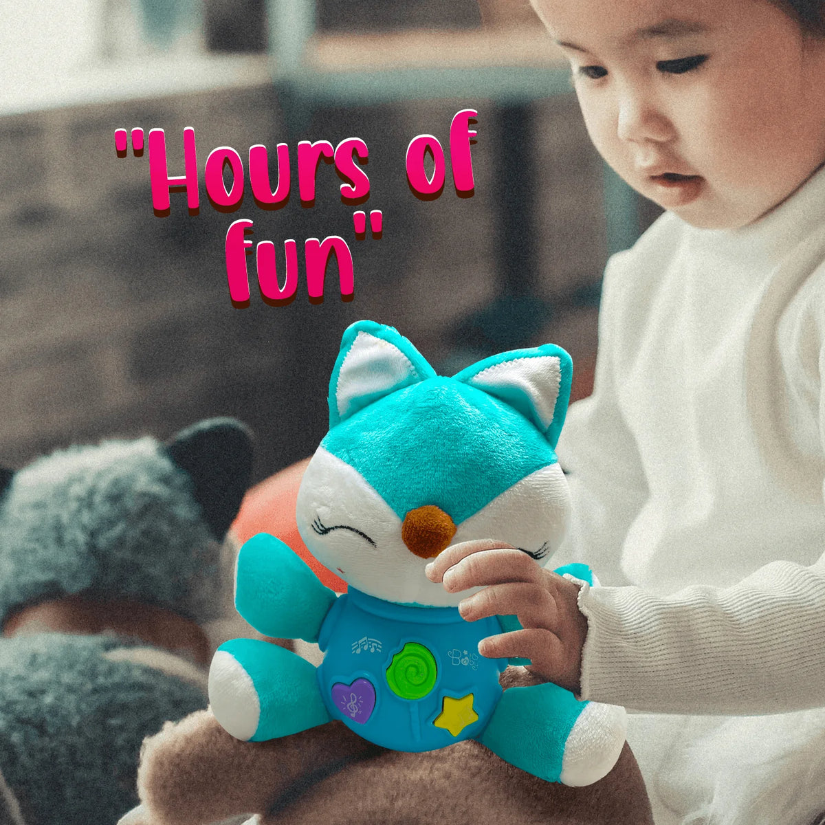 Fox Musical Stuffed Animal Baby Toy S746
