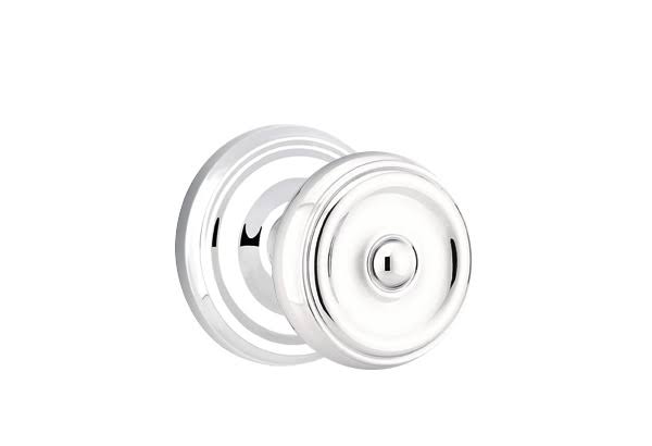 Polished Chrome Privacy Set with Knob K510420