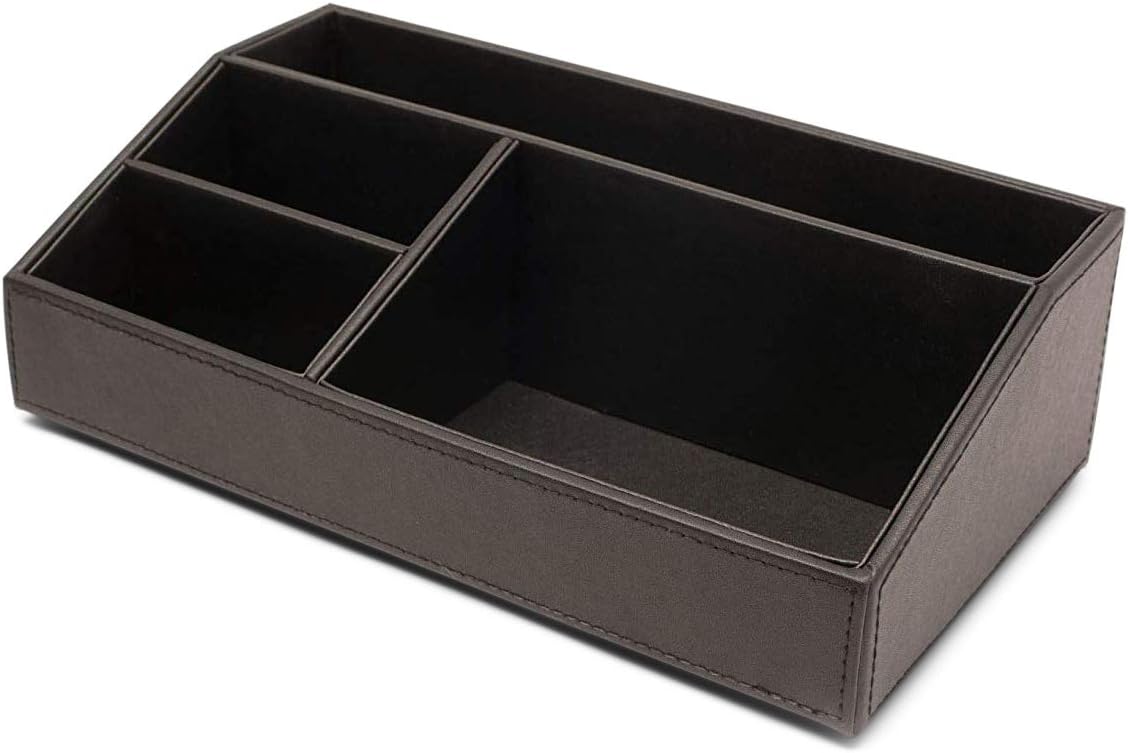 Stackable Leatherette Paper Trays Desk Organizer K132