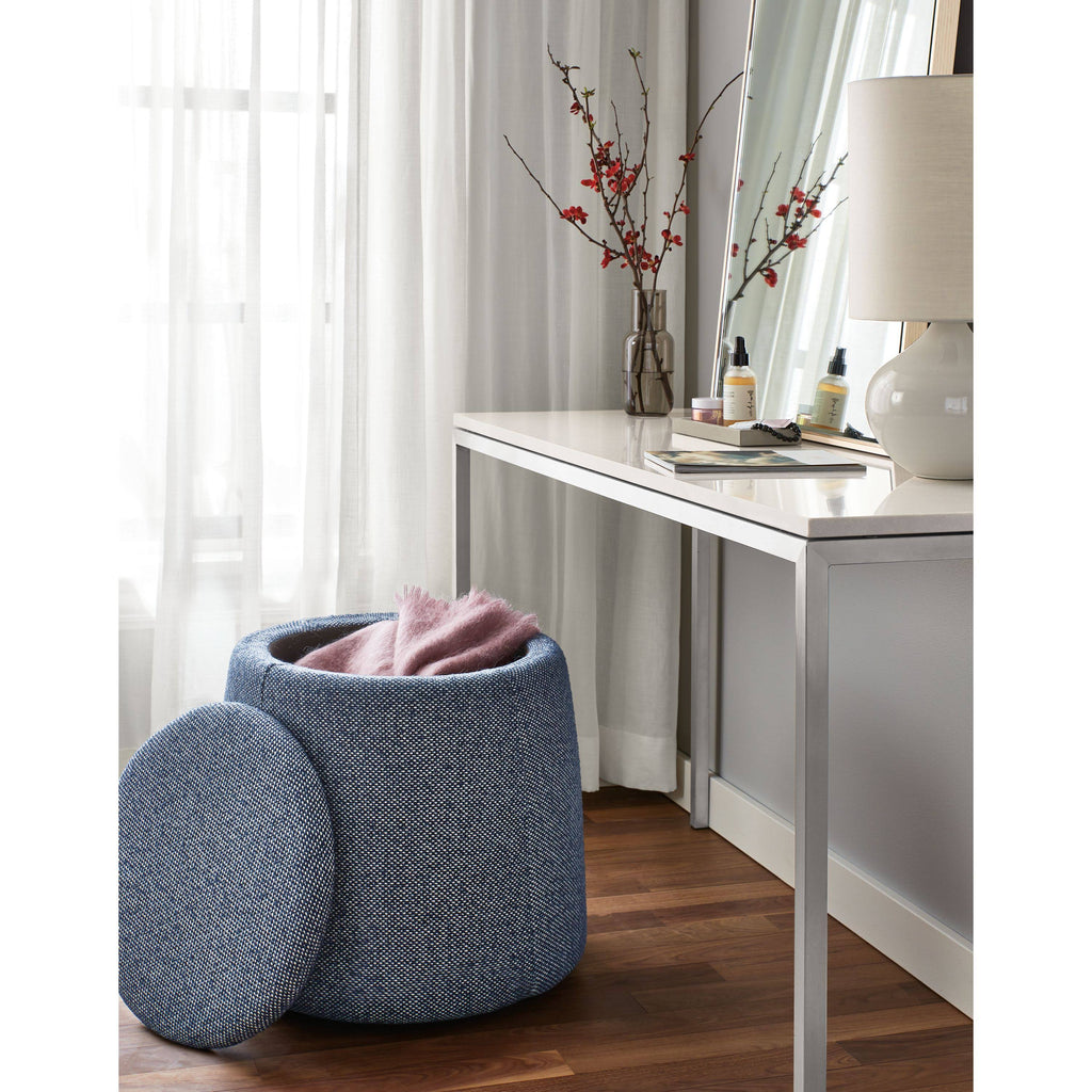 Grey Console Table with Quartz Top P248477