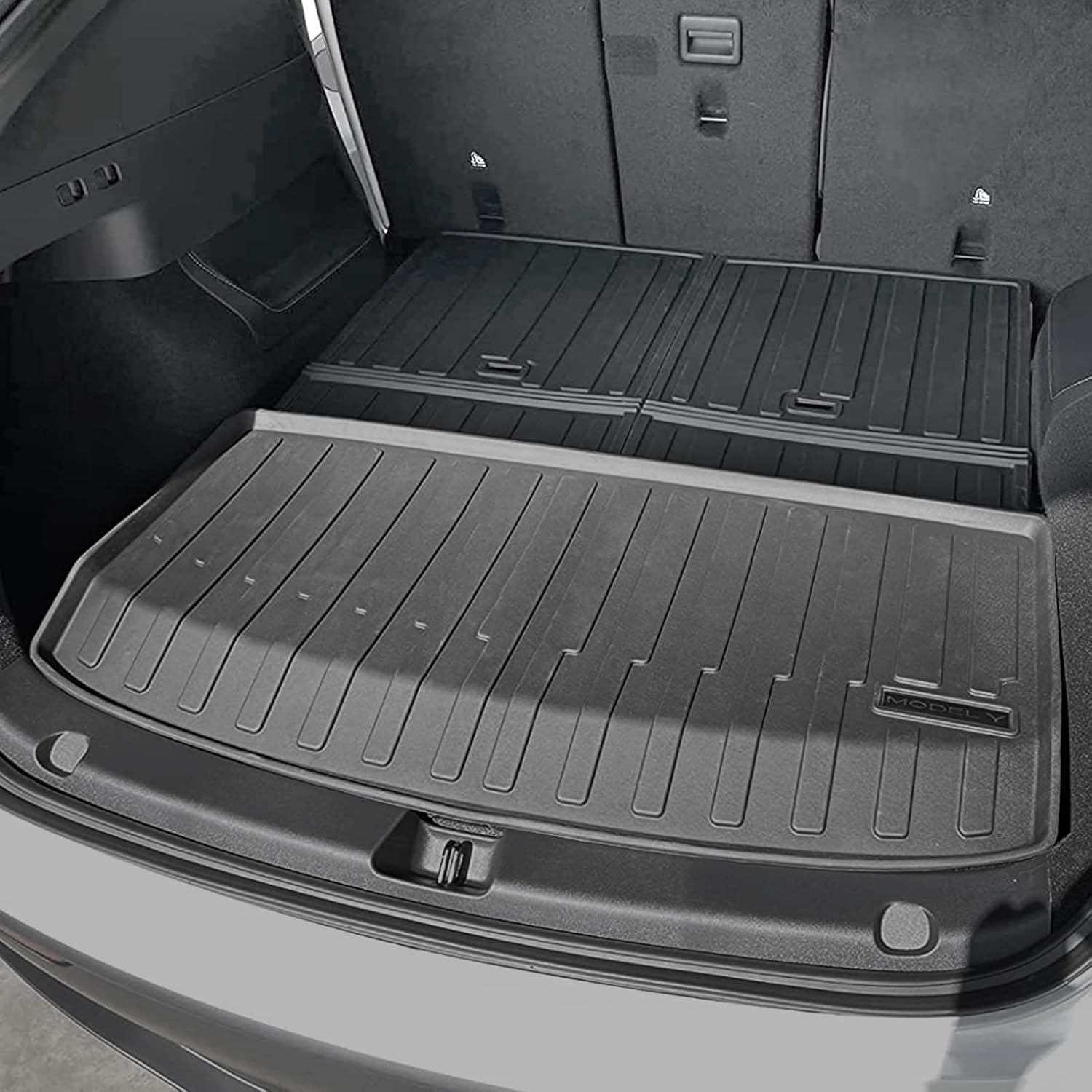 TPE Cargo Mat with Backrest Mats for 7-Seater Tesla Model Y M8568