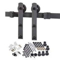 Matte Black Door Barn Hardware Kit A525019