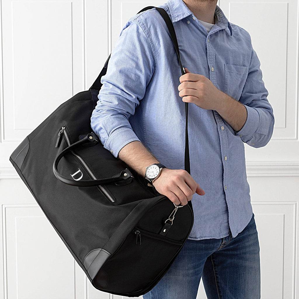 Black Microfiber Convertible Garment Bag D53114