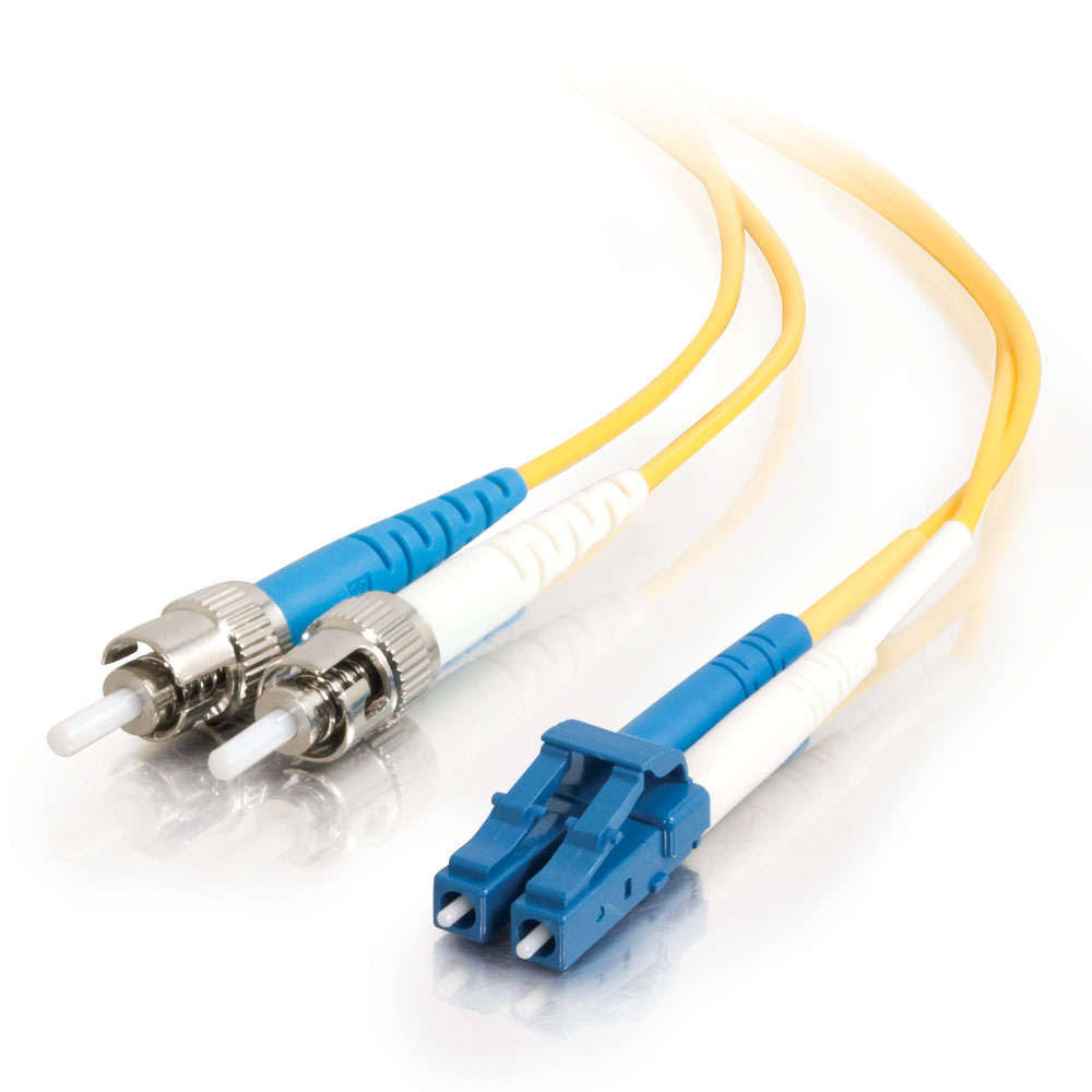 20m LC-ST 9/125 OS1 Duplex Singlemode PVC Fiber Optic Cable R503805