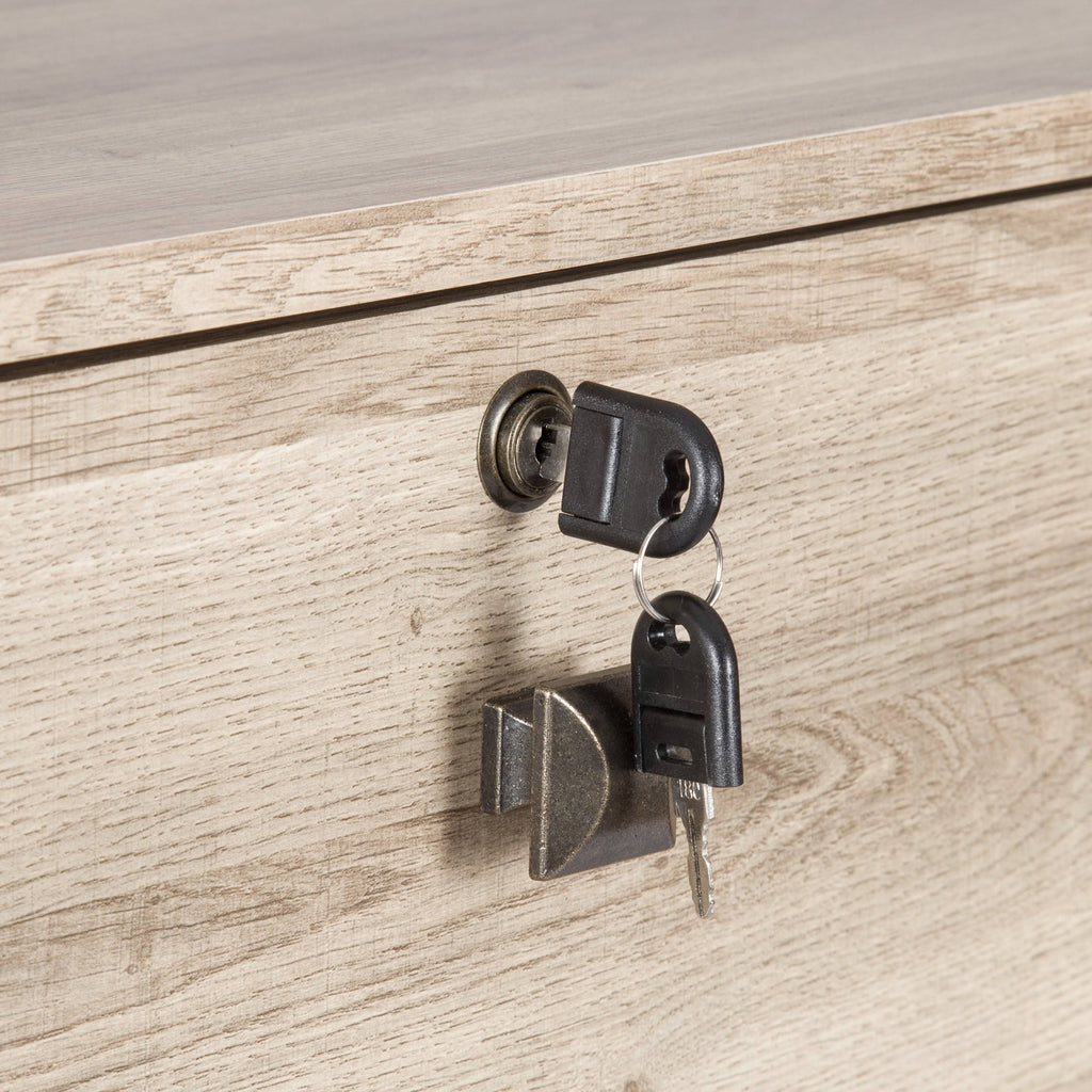 Light Oak Four Drawers Lateral File Q7463