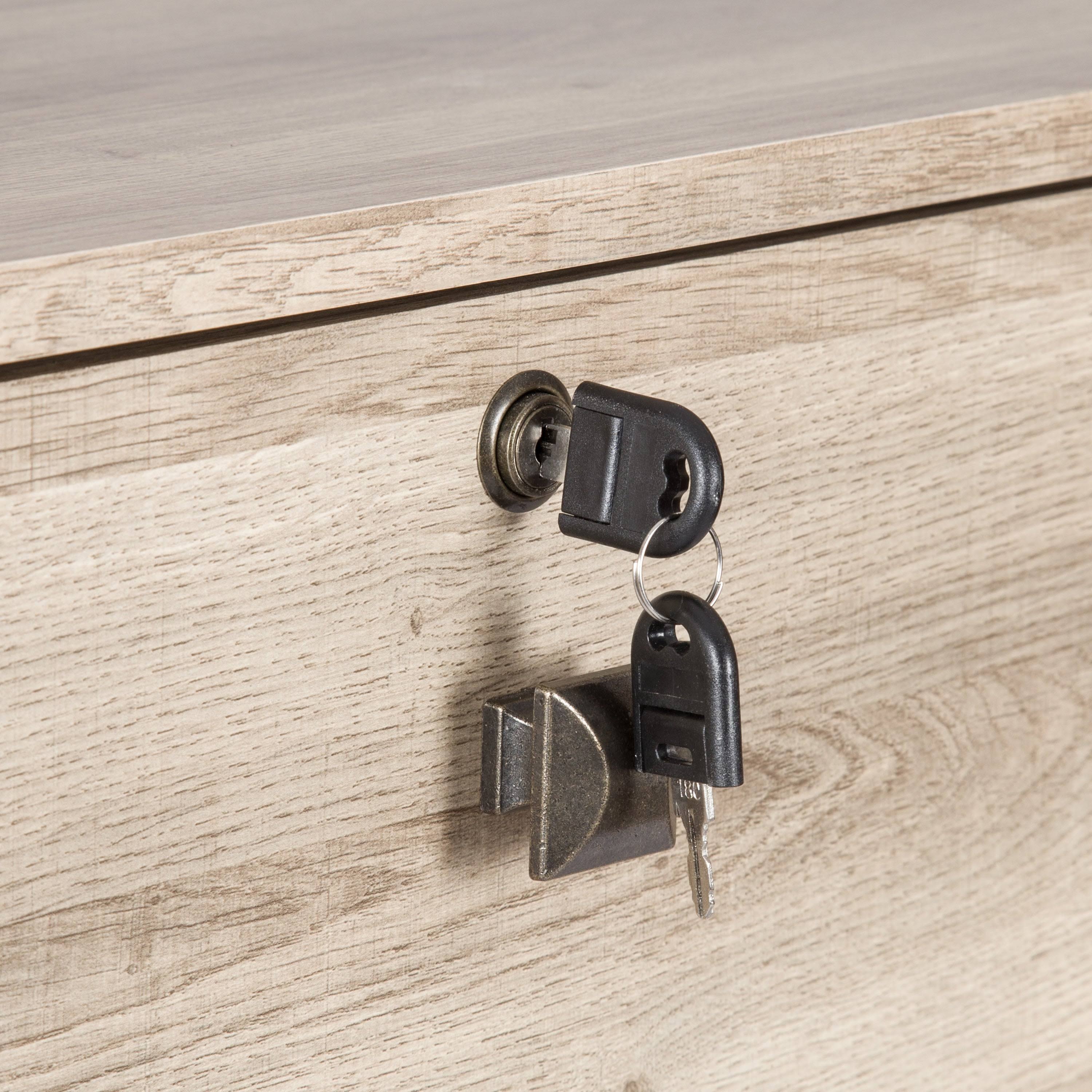 Light Oak Four Drawers Lateral File Q7463