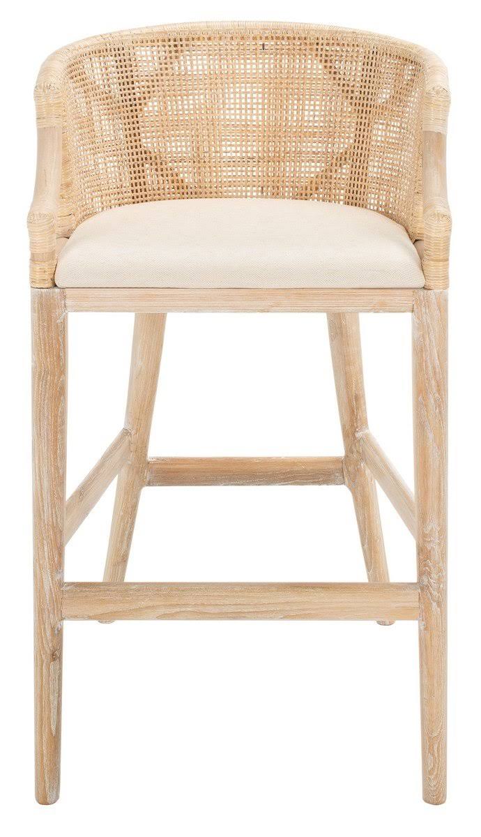 Natural / White Washed Bar Stool D9466