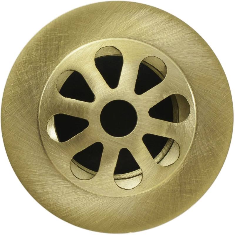Unlacquered Brass Grid Drain Assembly P407791