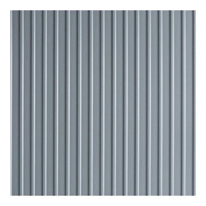Slate Grey Ribbed Roll-Out Vinyl Garage Flooring W17751