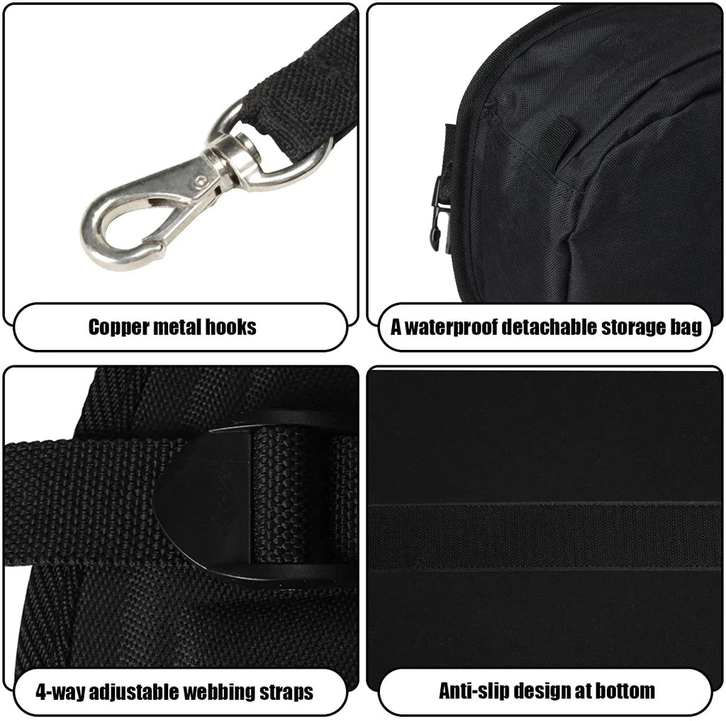 Thickened Kayak Seat with Detachable Back Storage Bag D1322