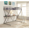 Metal Twin Size Loft Bunk Bed N524454