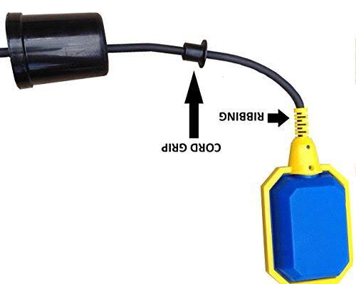White Sump Alarm with 33ft Cable 220V J84565
