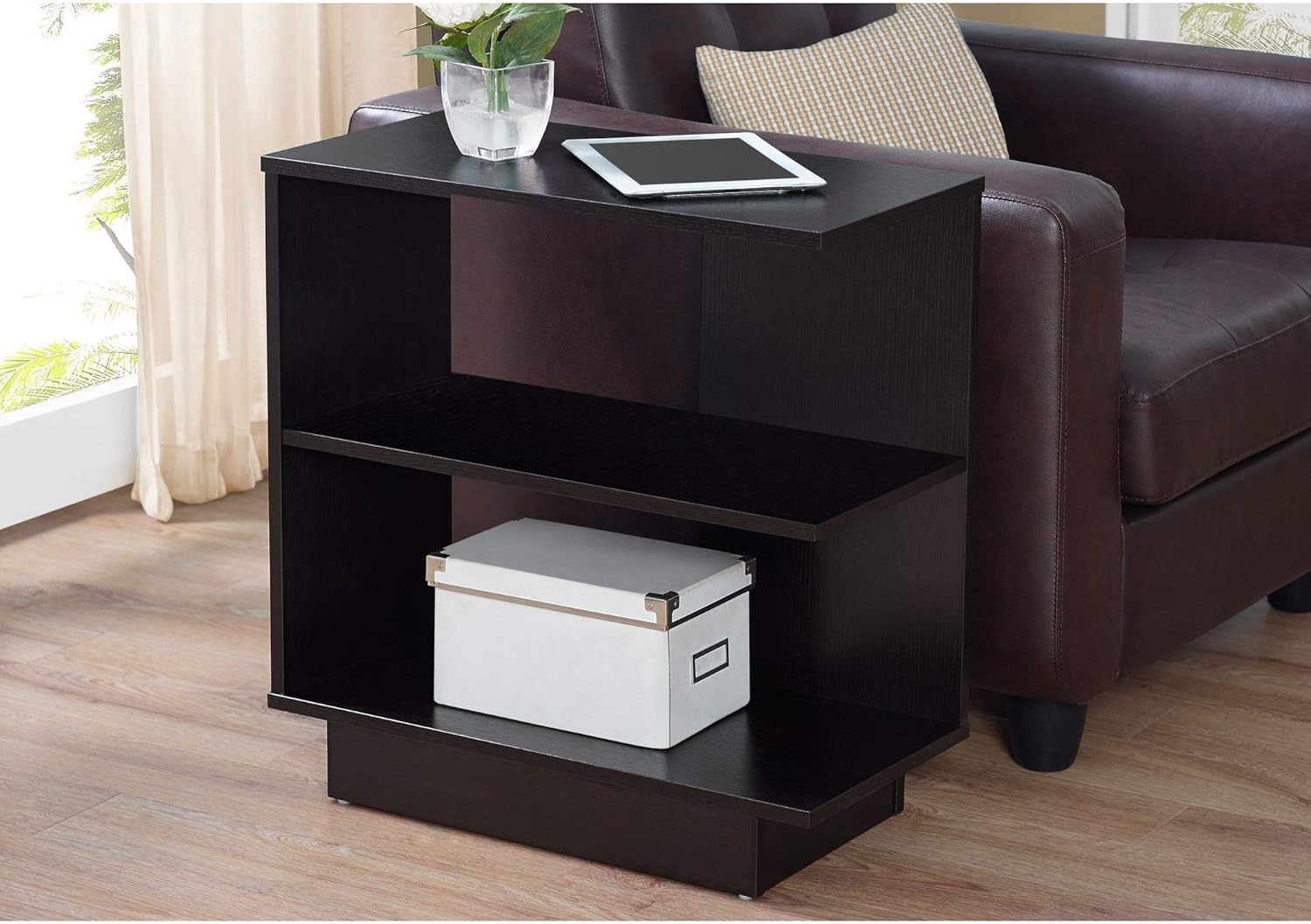 Cappuccino Brown Rectangular Accent Table C810469