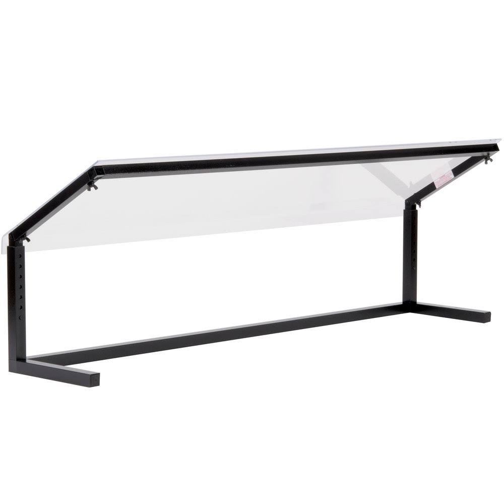 Black 60x22 Adjustable Sneeze Guard T4761