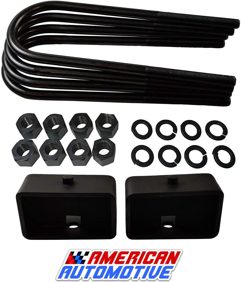 1.5 Rear Suspension Lift Cast Iron Blocks with Leaf Spring Axle U Bolts N934254