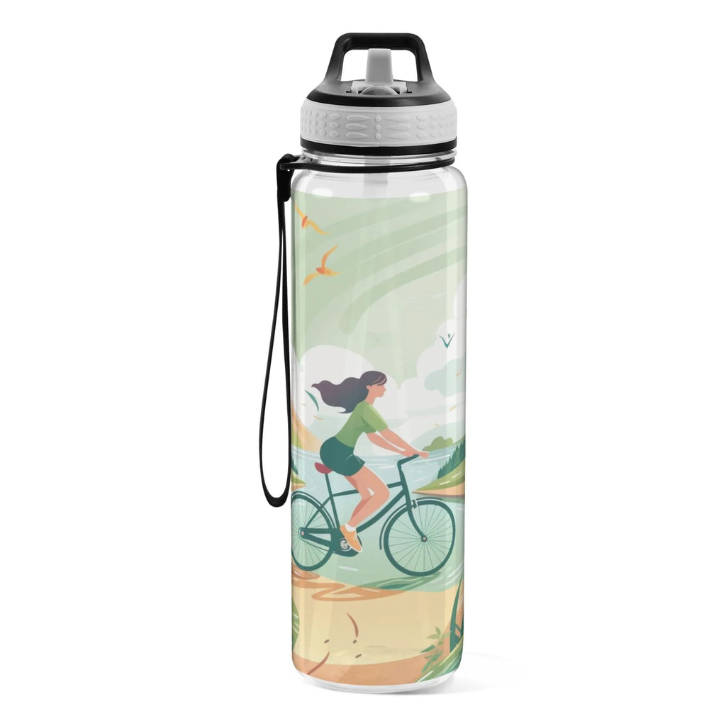 32oz Tritan Sports Water Bottle with Straw W391
