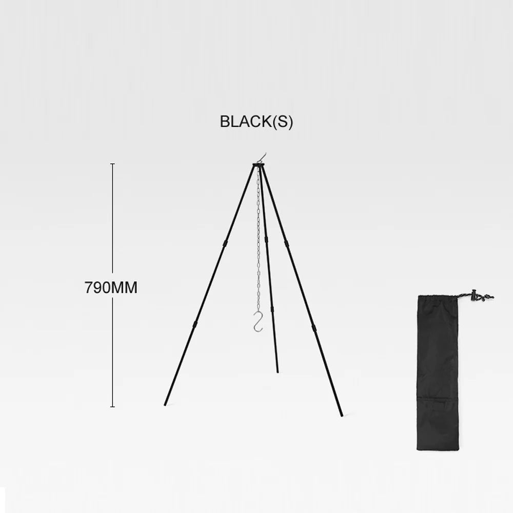 Aluminum Alloy Tripod Bonfire Rack X770346