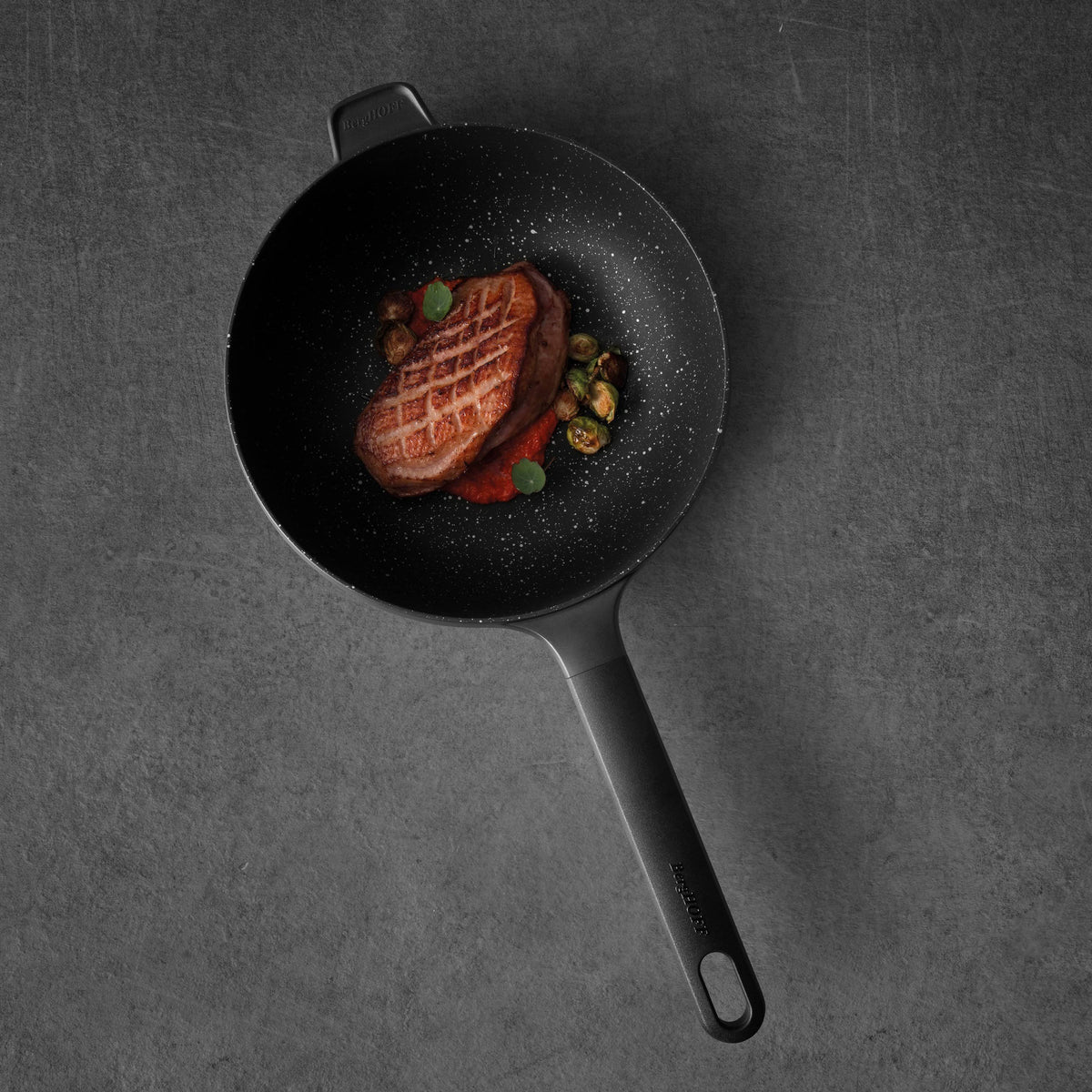 Black Non-Stick Stir Fry Pan D97827
