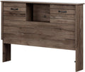 Full Bookcase Headboard Fall Oak V10500