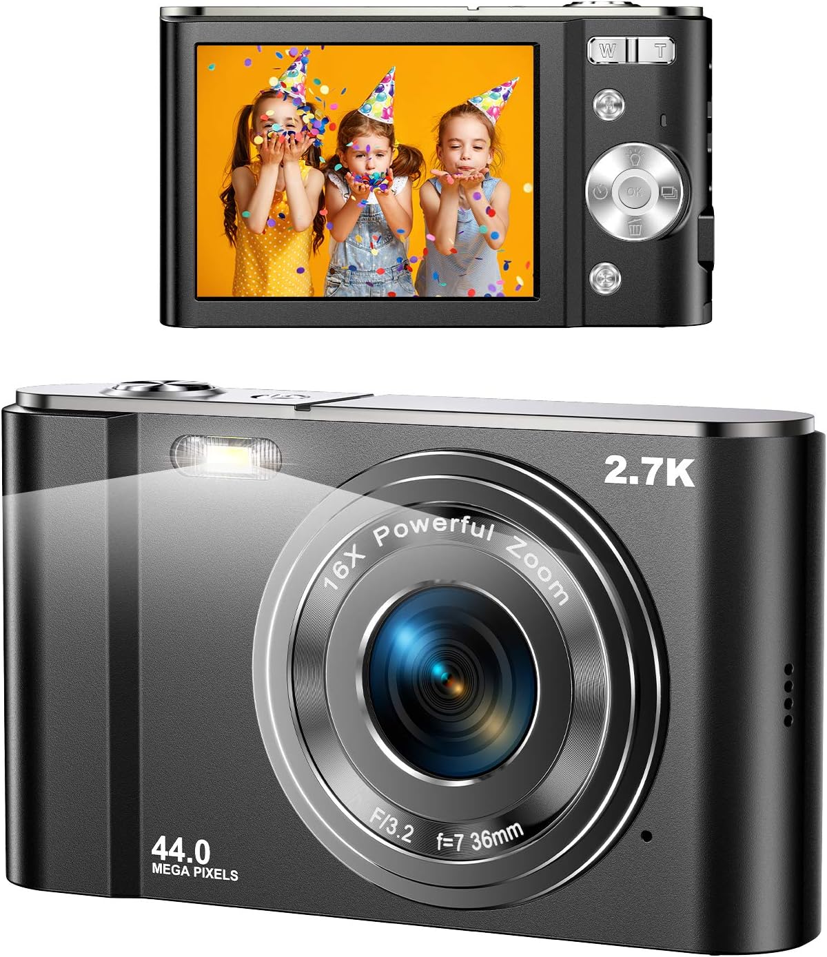 Pink 1080P HD Digital Camera 16X Digital Zoom Mini Camera Pack of 2 D445725