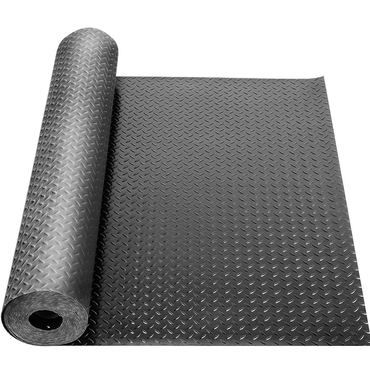 16.5ft x 3.3ft Heavy Duty Rubber Garage Floor Mat Roll N930829