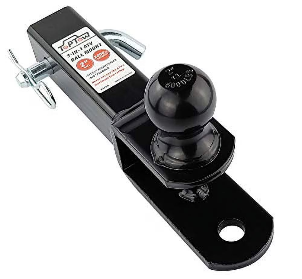 2 inch Receiver Hitch Adapter with 2 inch Ball and 5/8 inch Pin H665194