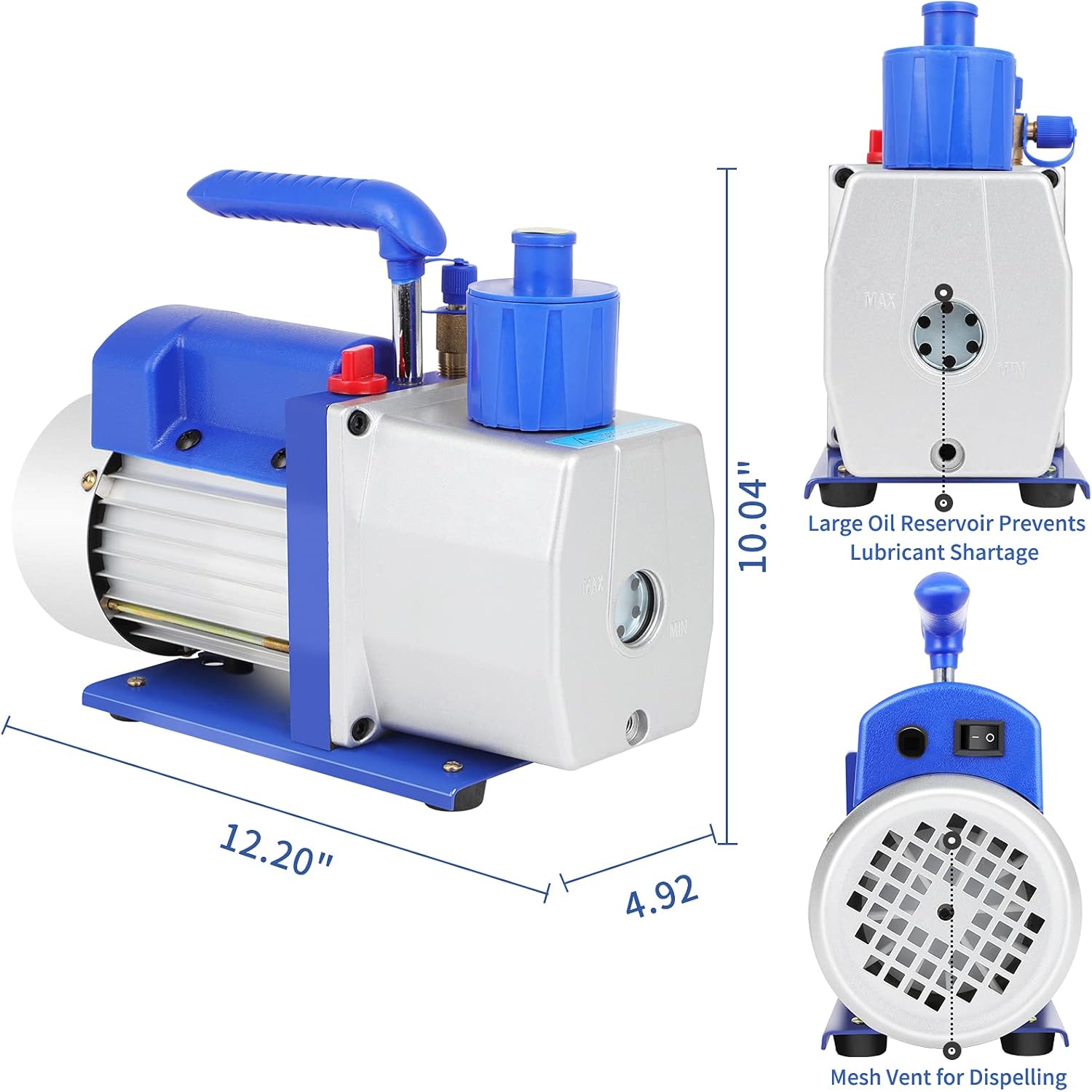 7 CFM Rotary Vane Vacuum Pump D690000
