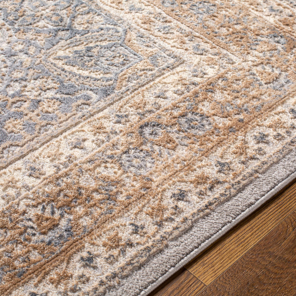Brown Gray Area Rug S892729