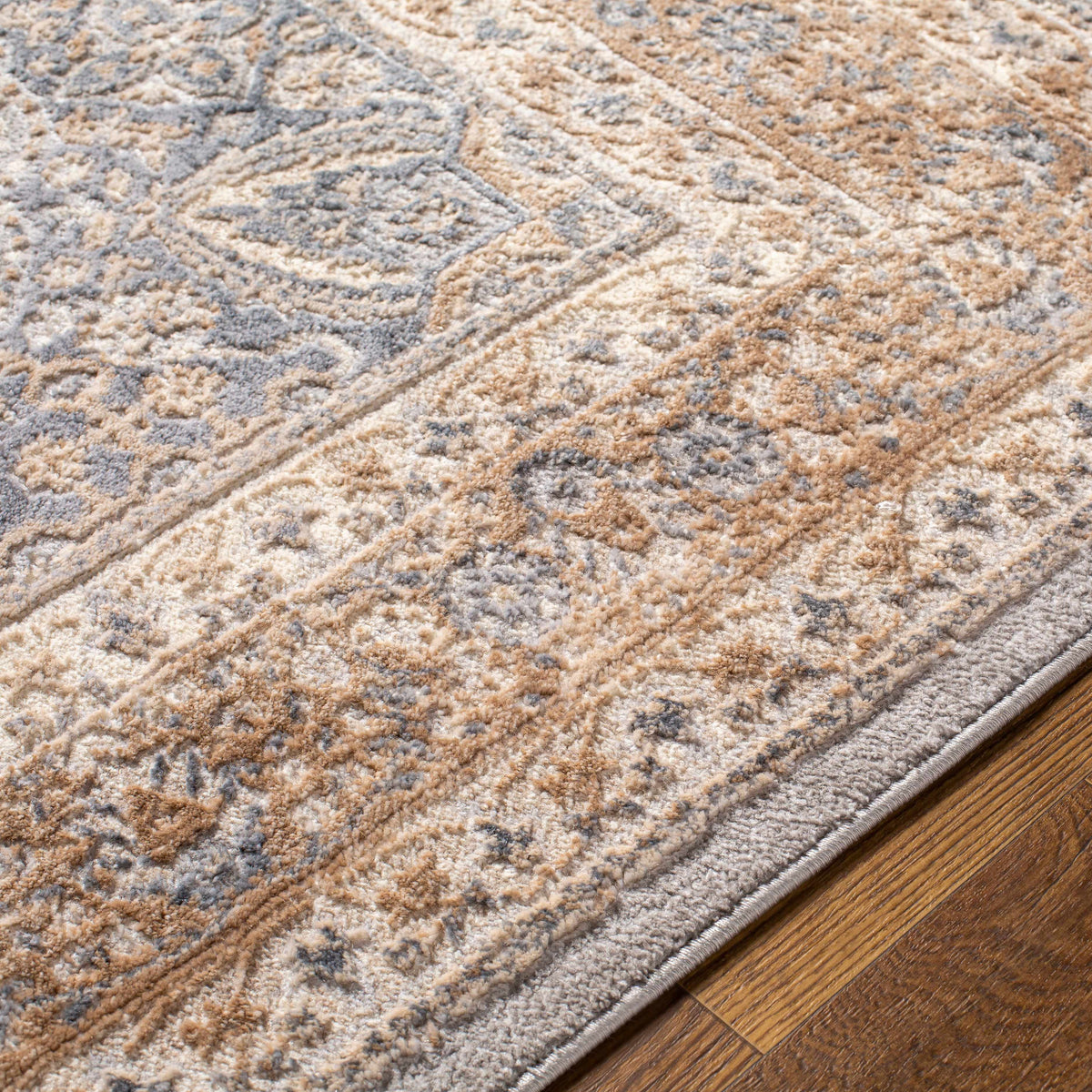 Brown Gray Area Rug S892729