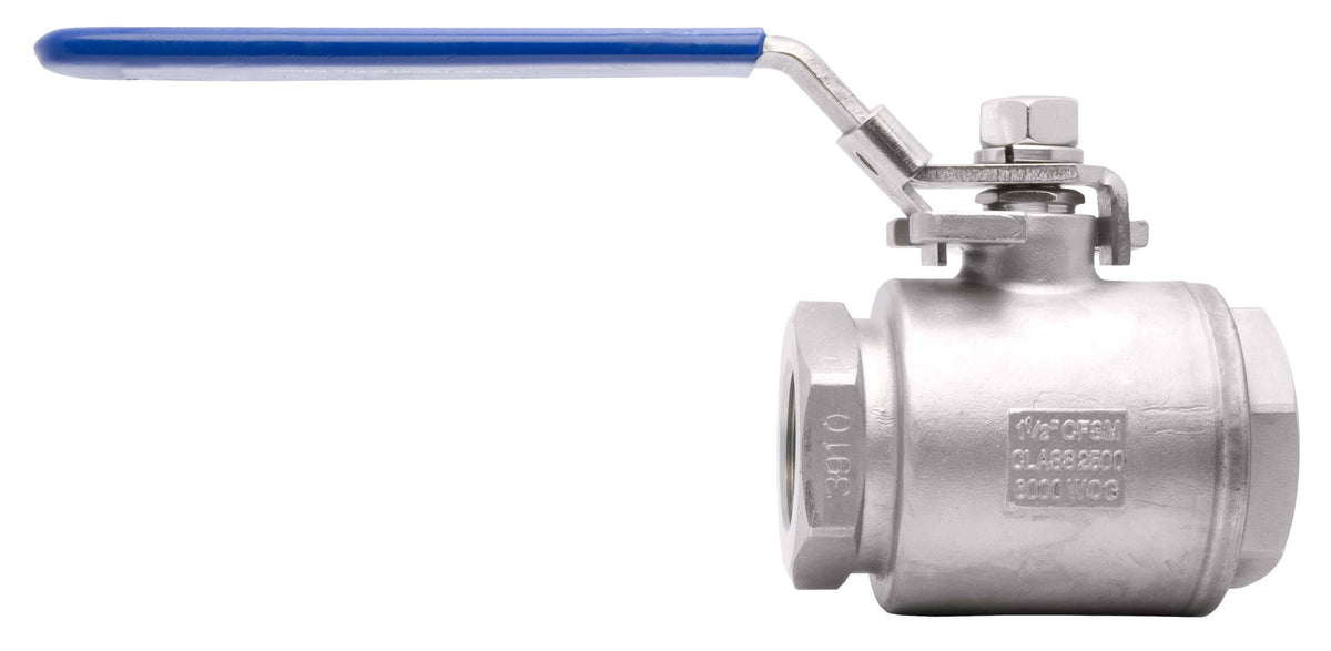 1-1/2x22 NPT Stainless Steel Full Port Ball Valve I165306