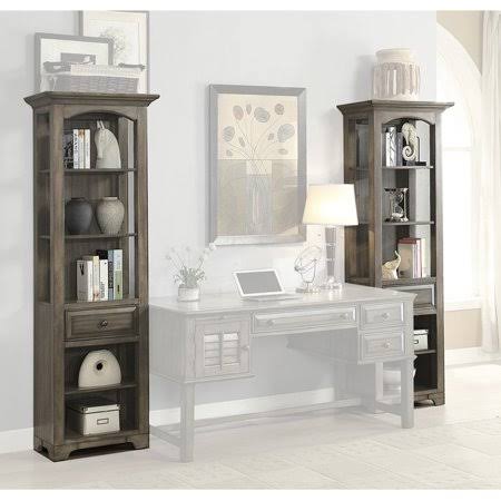 Gray Bookcase Pier Set of 2 N430156