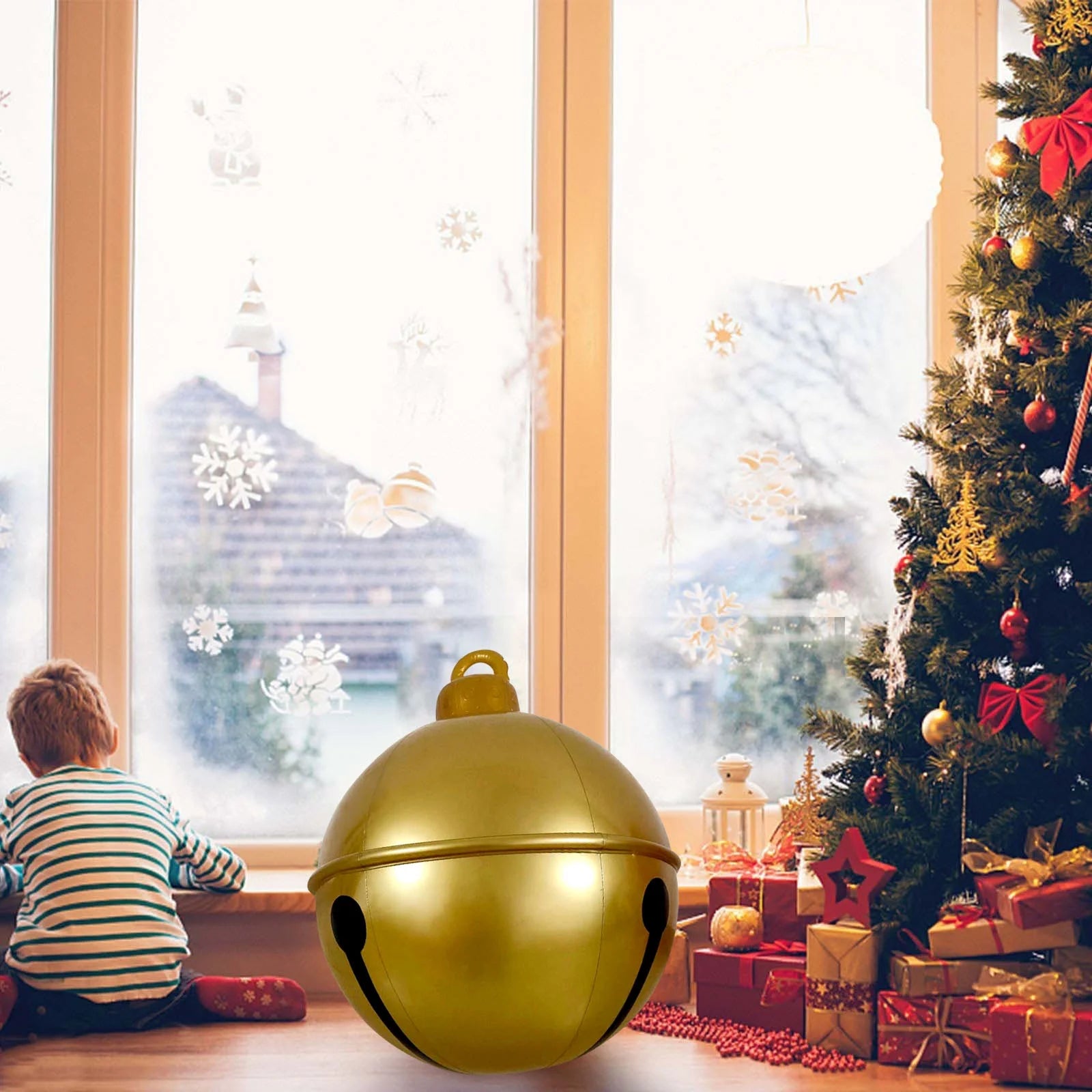 60Cm Outdoor Christmas Inflatable Pvc Decorated Ball Q682