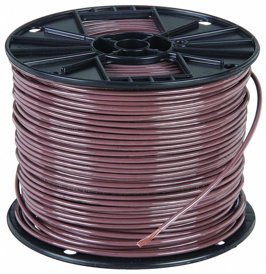 10 AWG THHN Building Wire, Brown, 500 ft. H72702