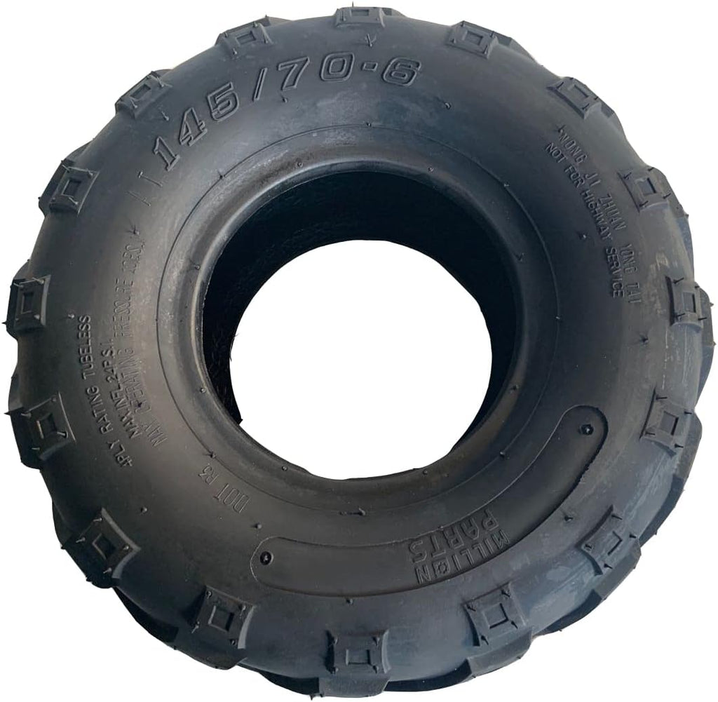 Set of 2 145/70-6 Tubeless ATV Go Kart Tires V720837
