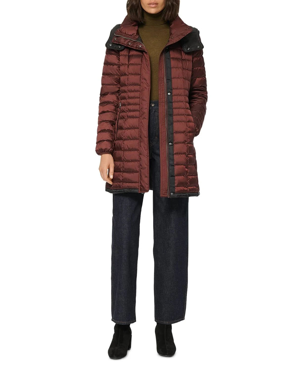 Black Puffer Coat U58582