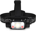 Rechargeable LED Headlamp, 12000 Lumen, Waterproof, Adjustable Hard hat Headlamp J797158