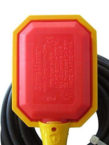 White Sump Alarm with 33ft Cable 220V J84565