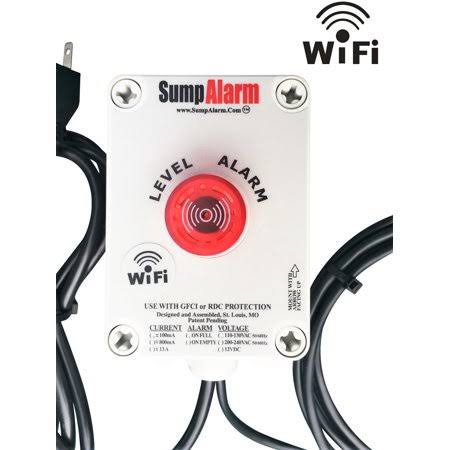White Sump Alarm with 33ft Cable 220V J84565