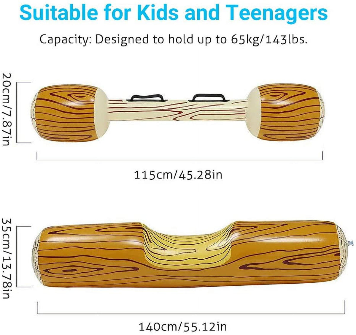 Inflatable Swimming Pool Float Canoe Raft Toy with Paddles T882766