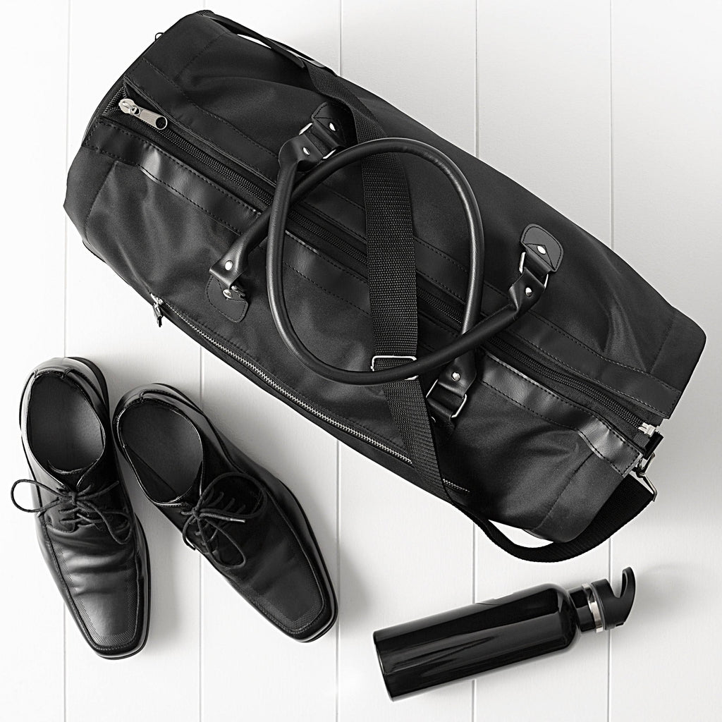Black Microfiber Convertible Garment Bag D53114