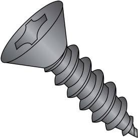 Black #6 x 1/2 Phillips Flat Self Tapping Screw Type A P64288