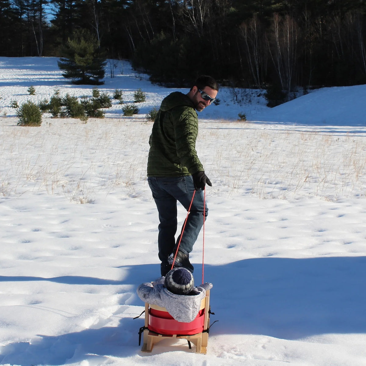 Wood Toddler Sled S1706