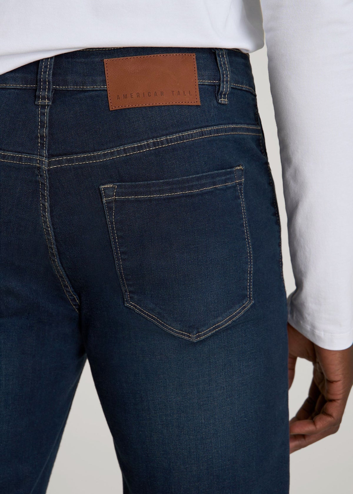 J1 STRAIGHT LEG Jeans for Tall Men in Blue Steel