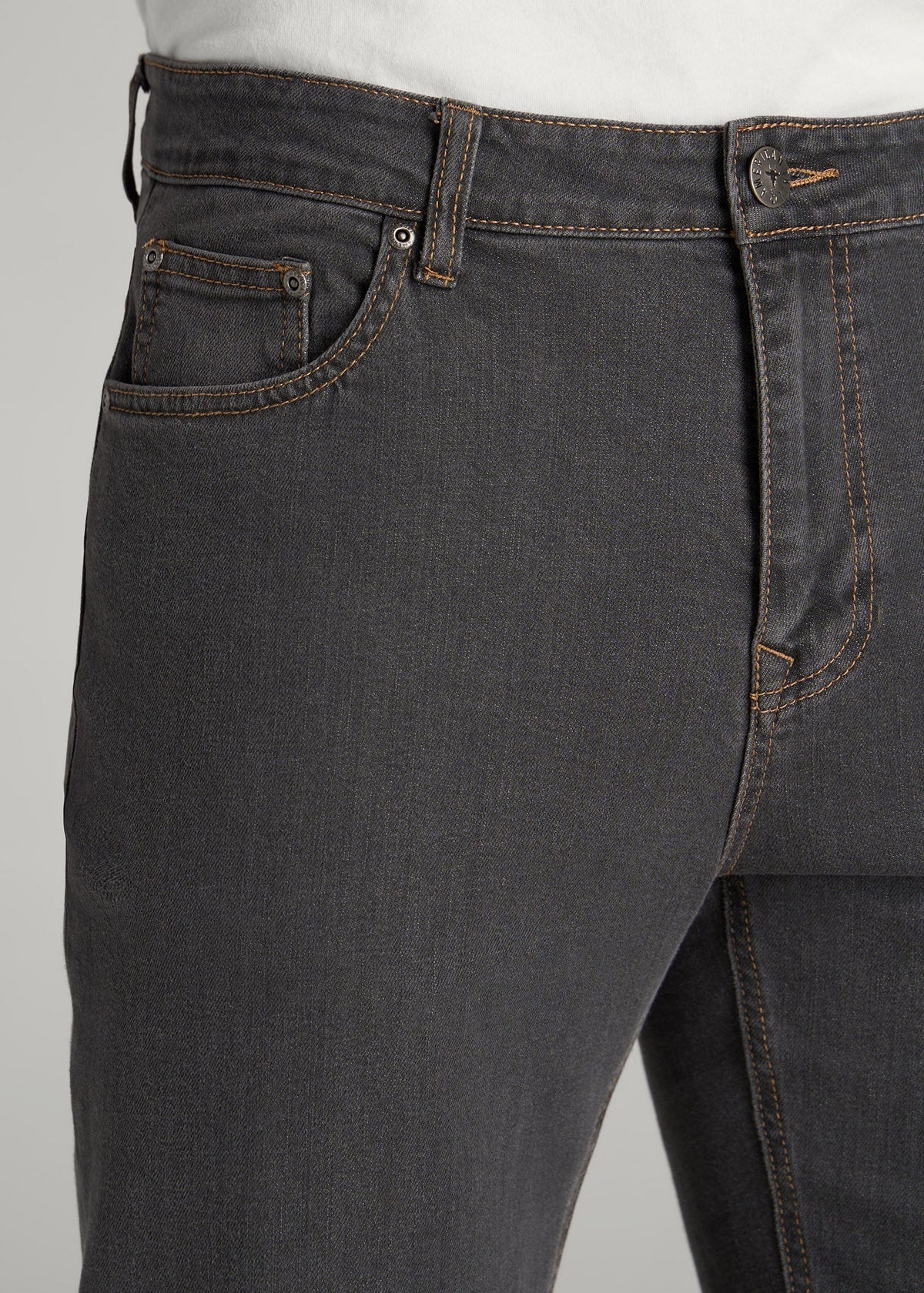 J1 STRAIGHT LEG Jeans for Tall Men in Grey