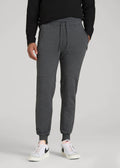 Wearever French Terry Joggers for Tall Men in Charcoal Mix