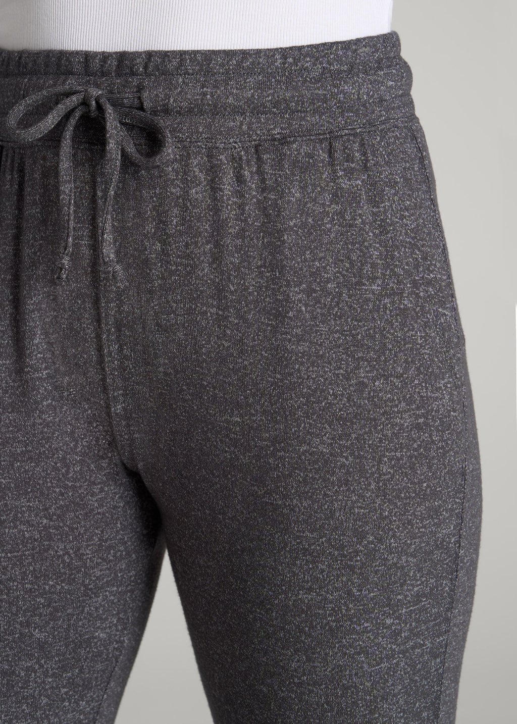 Cozy Lounge Joggers for Tall Women in Charcoal Mix