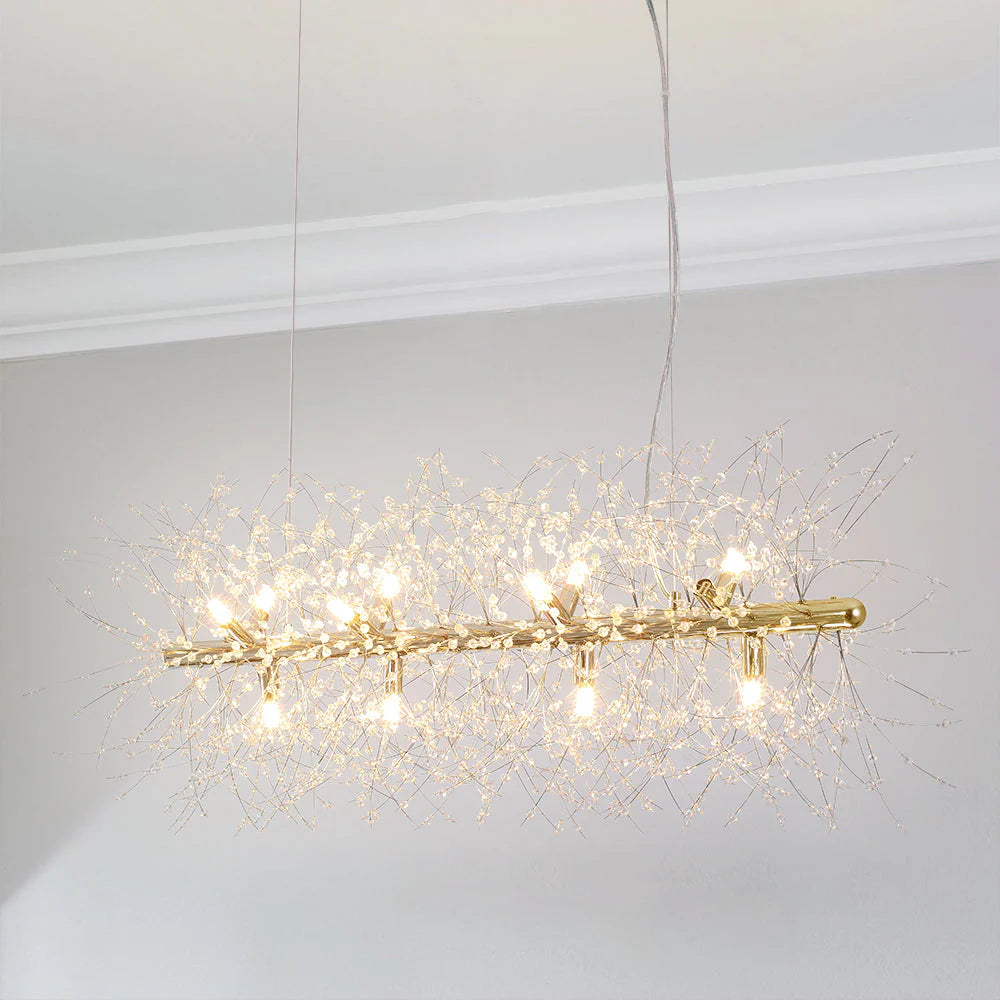 12-Light Dimmable Contemporary Sputnik Chandelier T8367